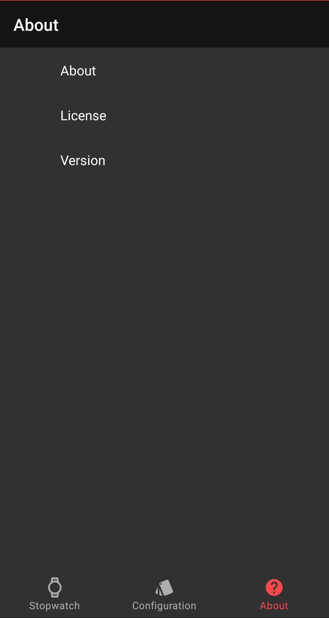 DataStopwatch screenshot