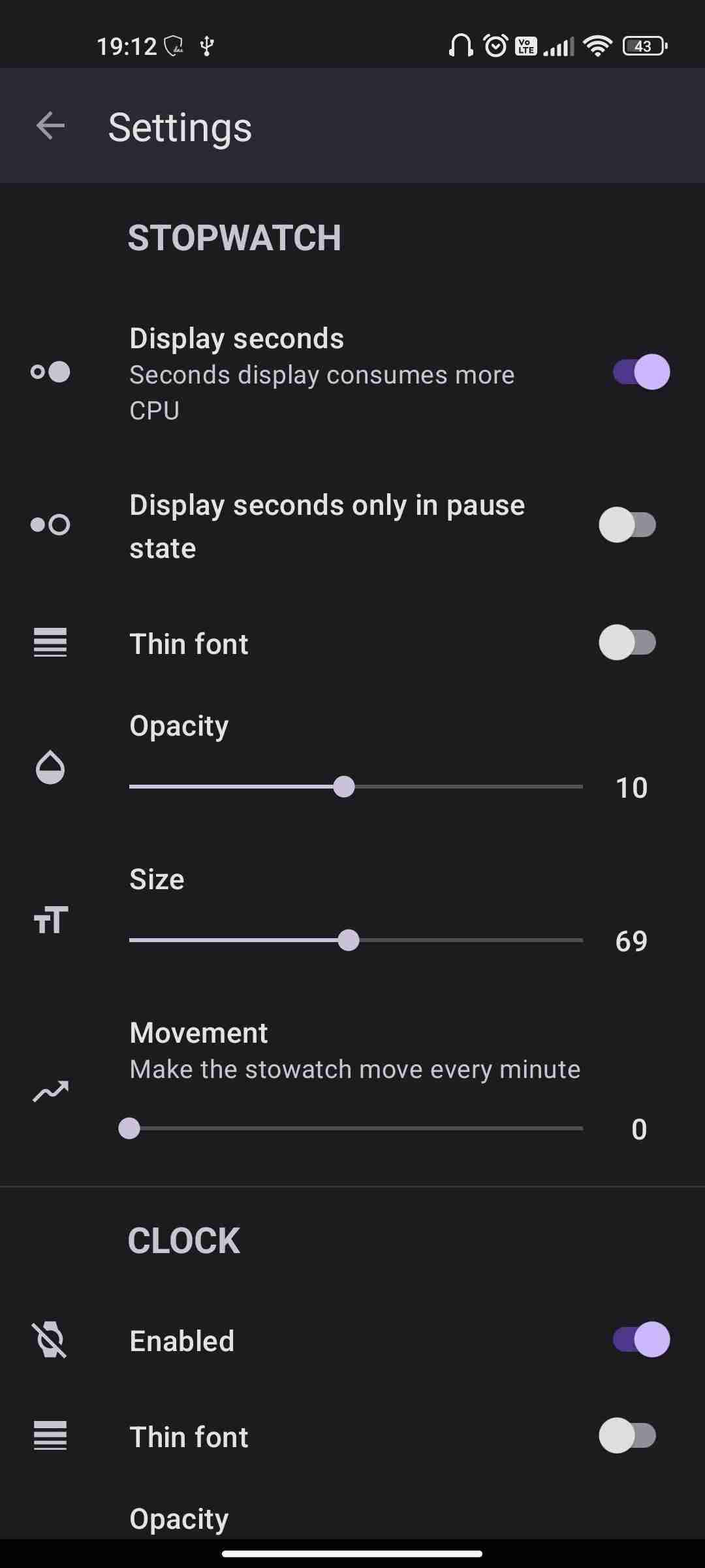 Tranquil Stopwatch screenshot