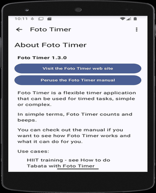 Foto Timer screenshot