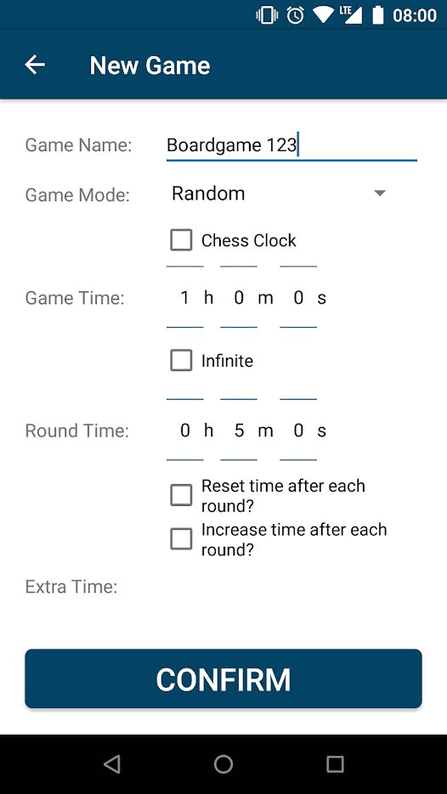 Boardgame Clock screenshot