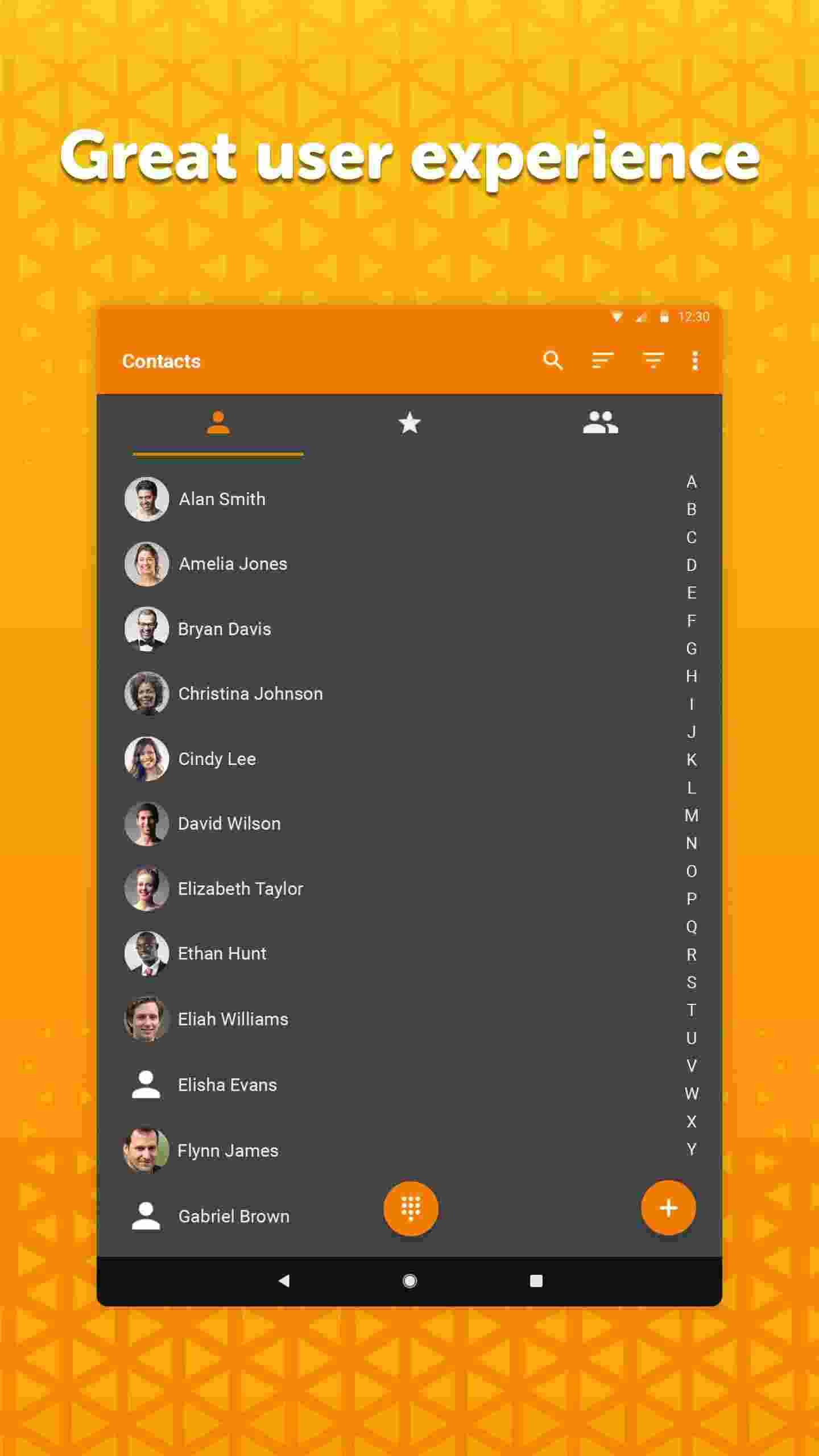 Simple Contacts Pro SE screenshot