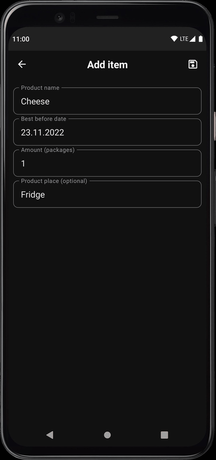 Best-Before screenshot