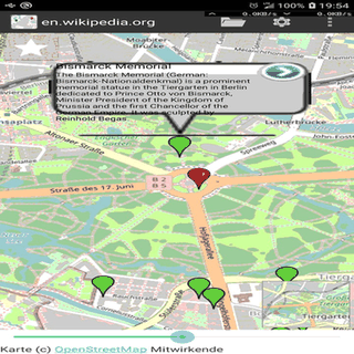 Show Articles in Map screenshot