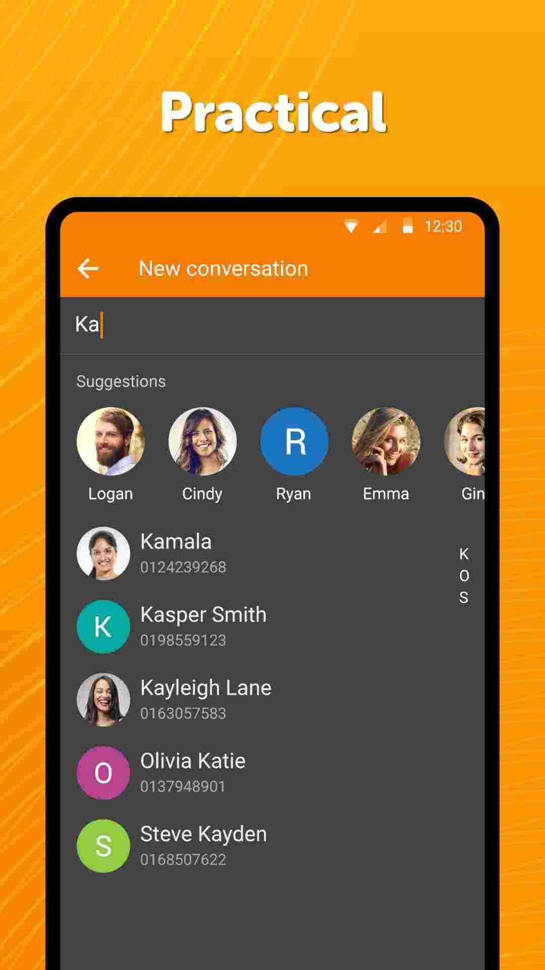 Simple SMS Messenger screenshot