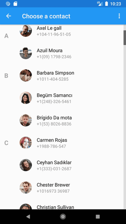 Kontalk Messenger screenshot