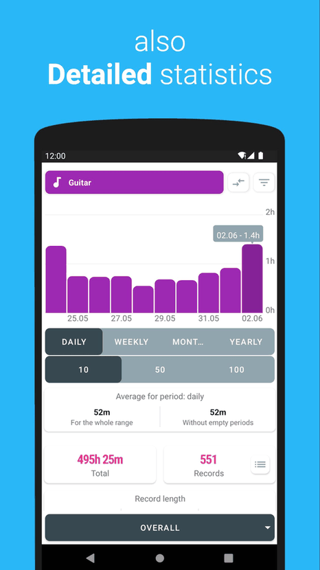 Simple Time Tracker screenshot