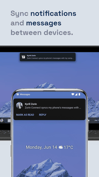 Zorin Connect screenshot