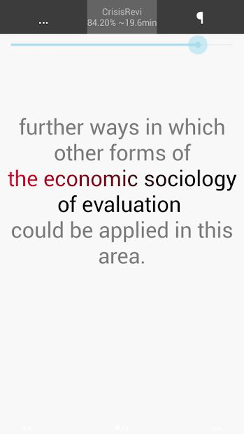 Comfort Reader screenshot