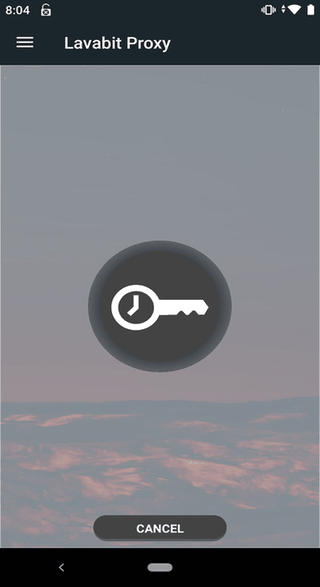 Lavabit Encrypted Proxy screenshot