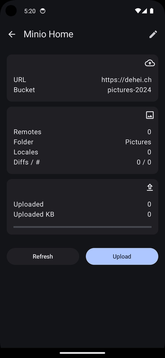 Zimly S3 Backup screenshot