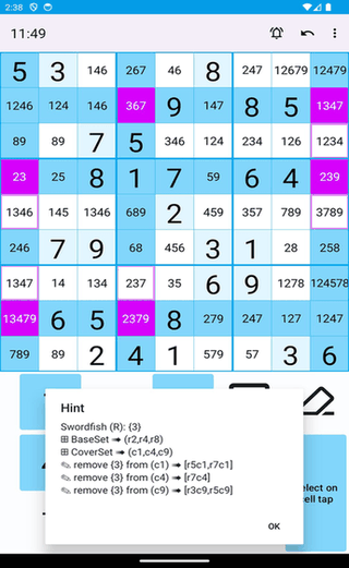 Open Sudoku screenshot