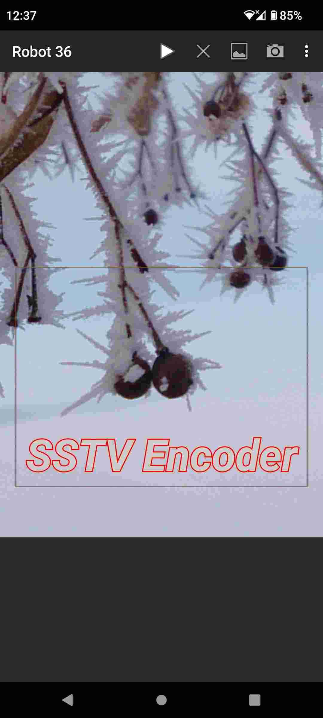 SSTV Encoder screenshot