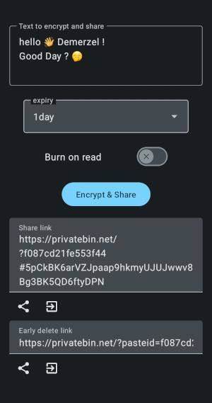 Share Paste O2 screenshot