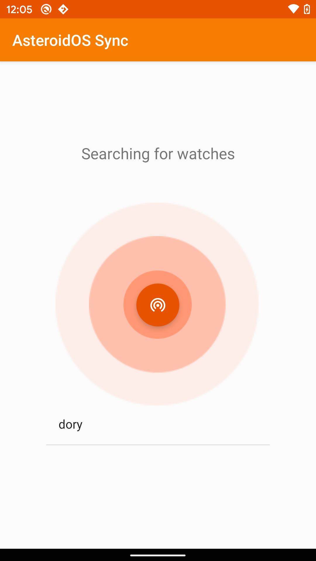 AsteroidOS Sync screenshot