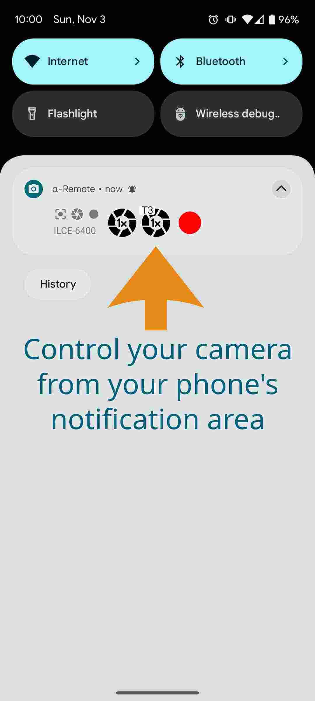 α-Remote screenshot