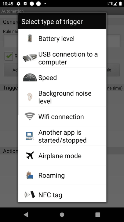 Automation screenshot