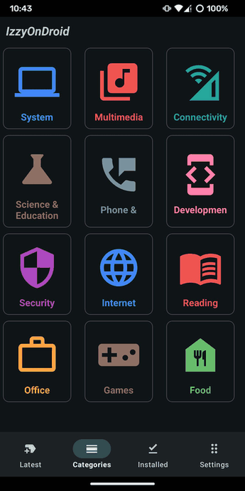 IzzyOnDroid screenshot