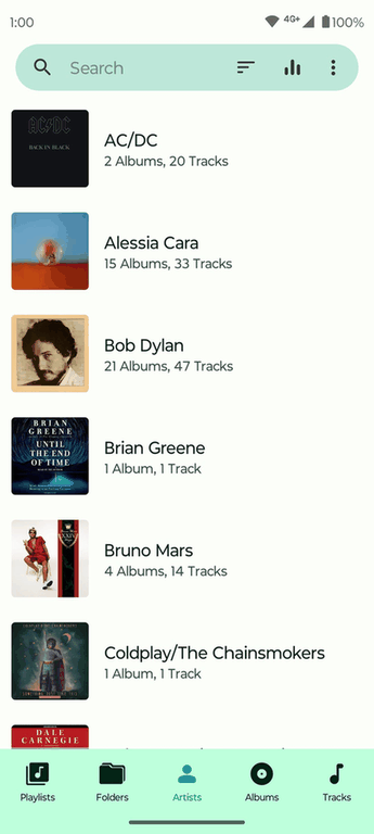 Fossify Music Player screenshot