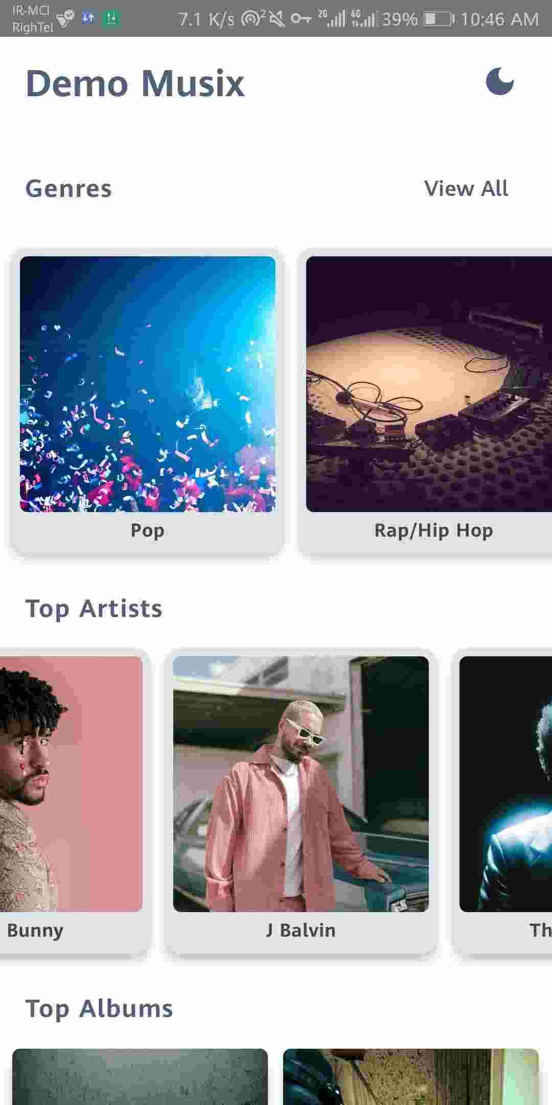 Demo Musix screenshot