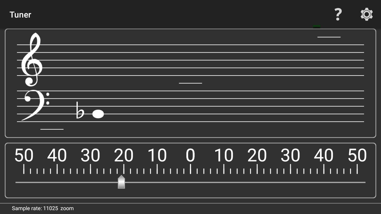 Tuner screenshot