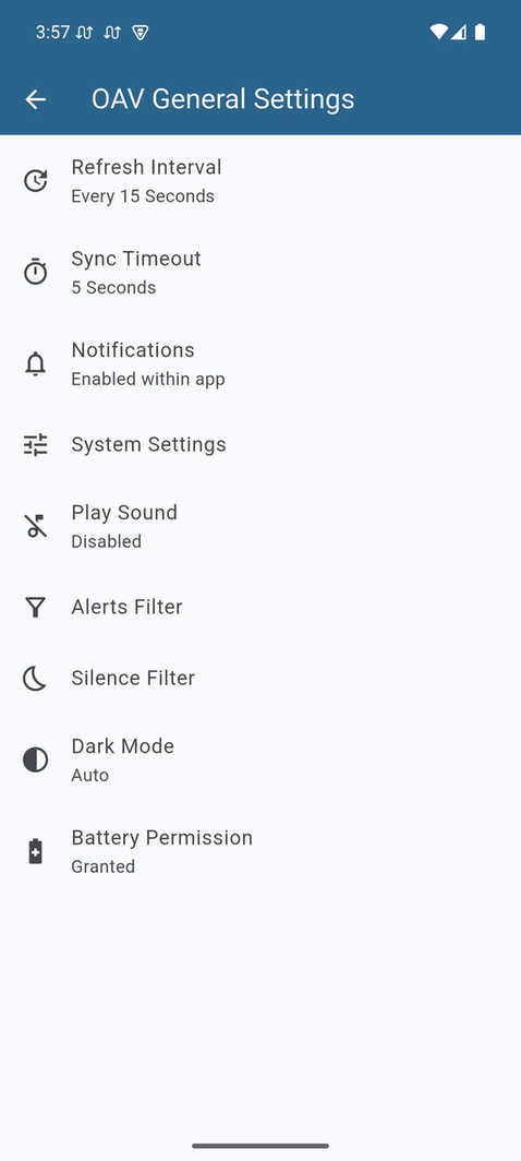 Open Alert Viewer screenshot