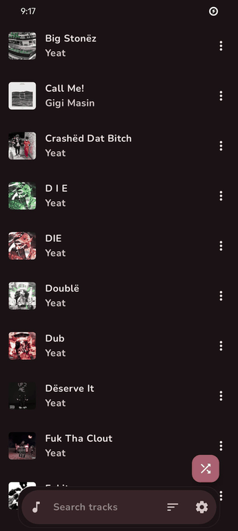 CuteMusic screenshot