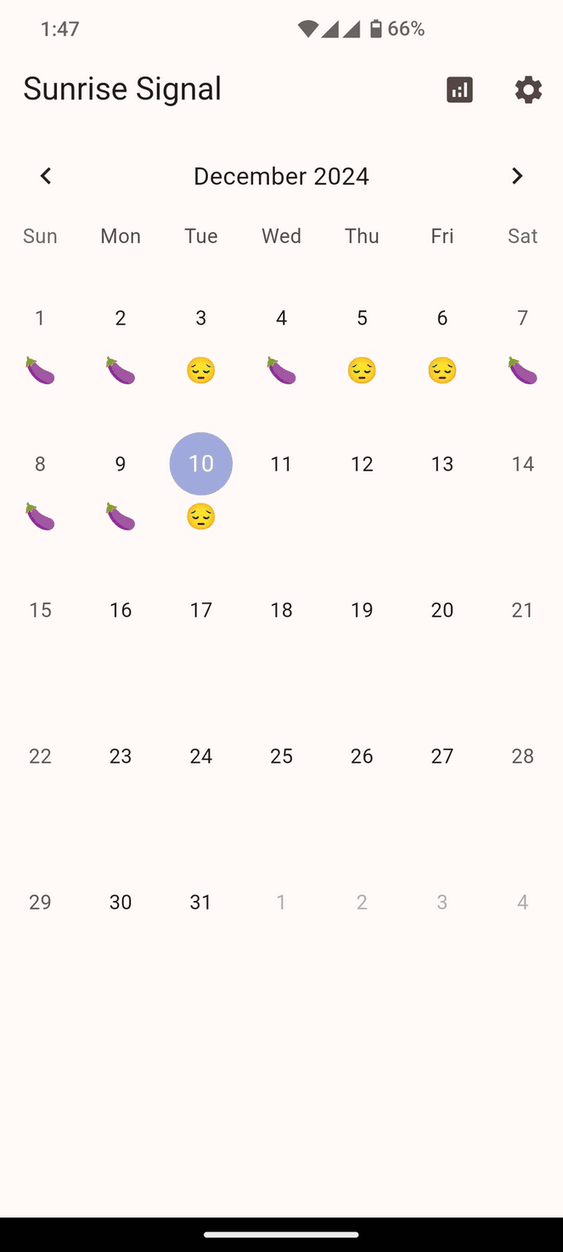 Sunrise Signal screenshot