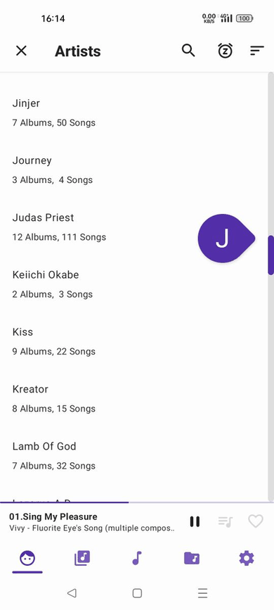 Music Player GO screenshot