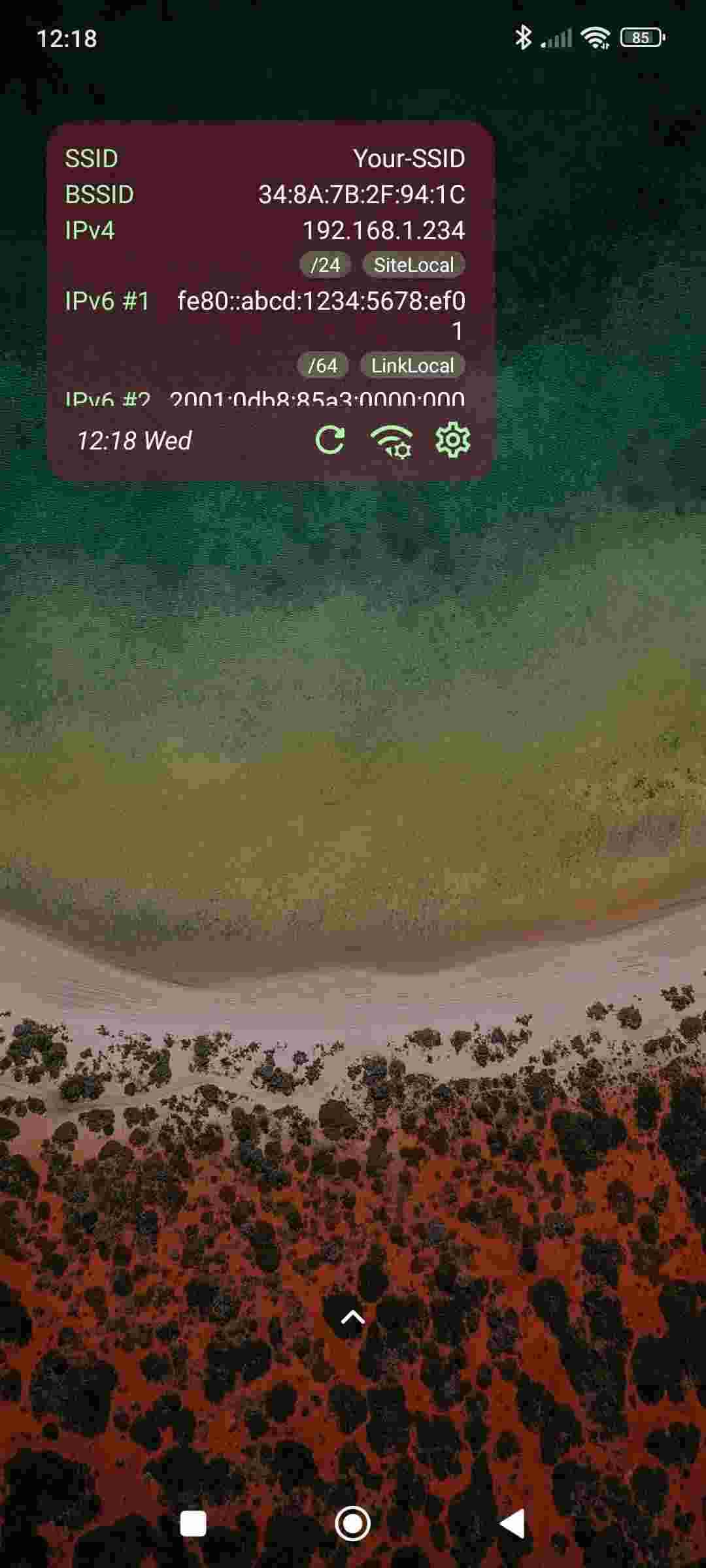 WiFi Widget screenshot