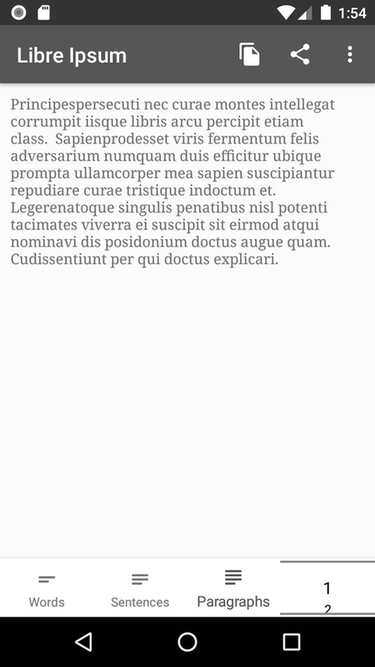 Libre Ipsum screenshot