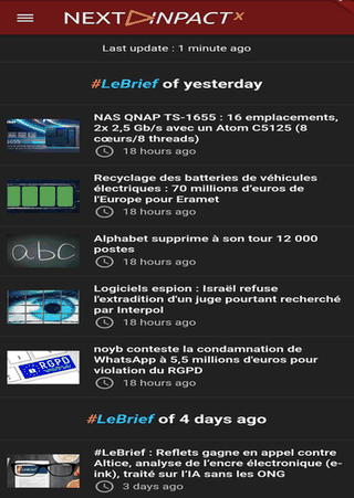 MobileInpact screenshot