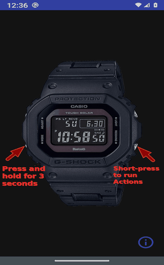 Casio G-Shock Smart Sync screenshot