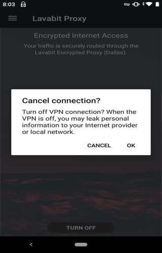 Lavabit Encrypted Proxy screenshot