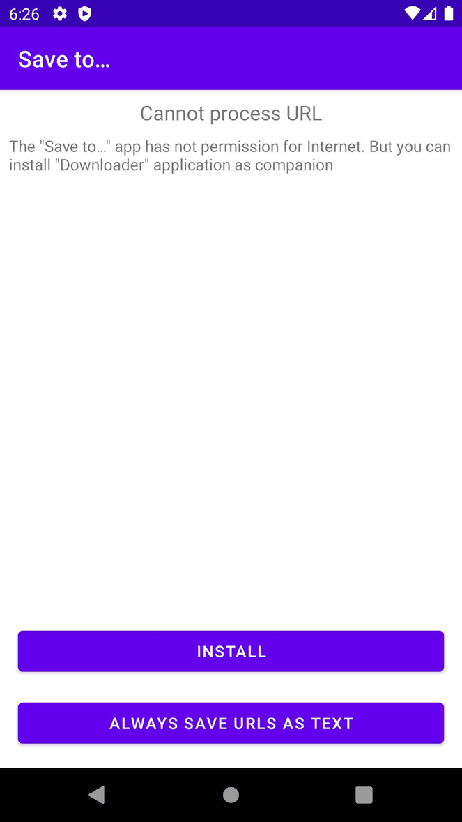 SaveTo… screenshot