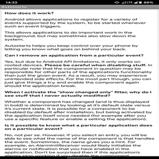 Autostarts screenshot