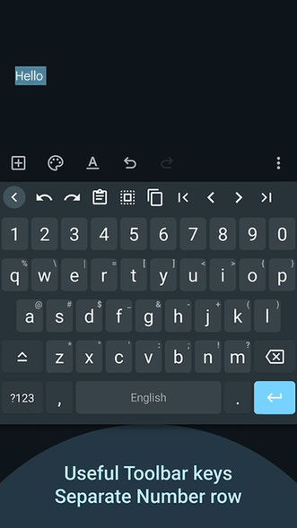 HeliBoard screenshot