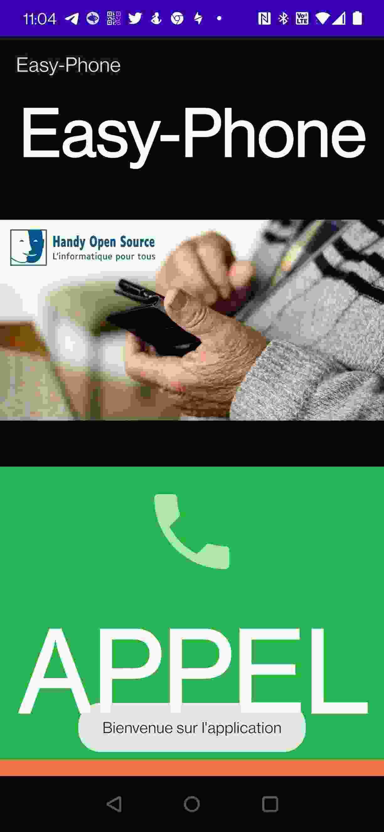 Easy-phone screenshot