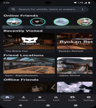 VRChat Android Assistant screenshot