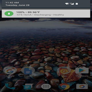 Battery Notification screenshot