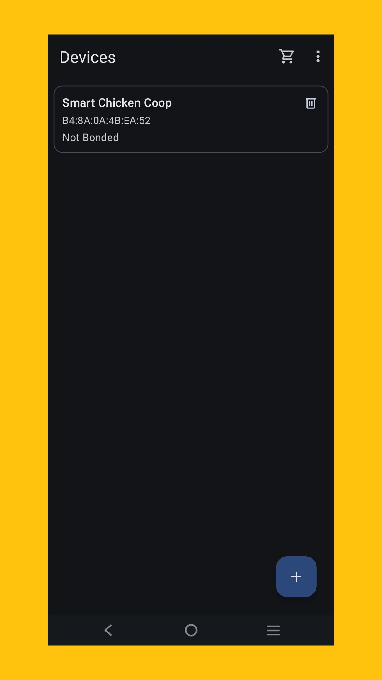 BLE Manager screenshot