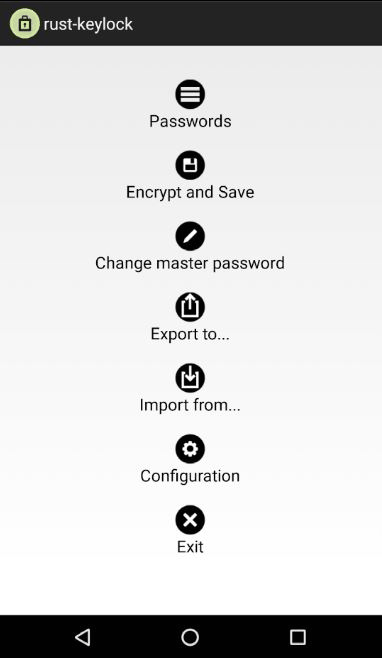 rust-keylock-android screenshot