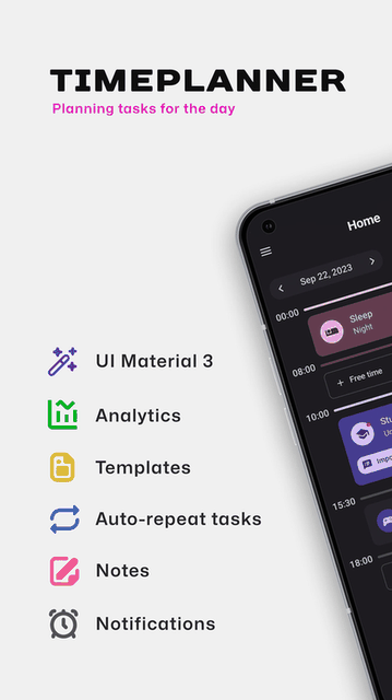 TimePlanner screenshot