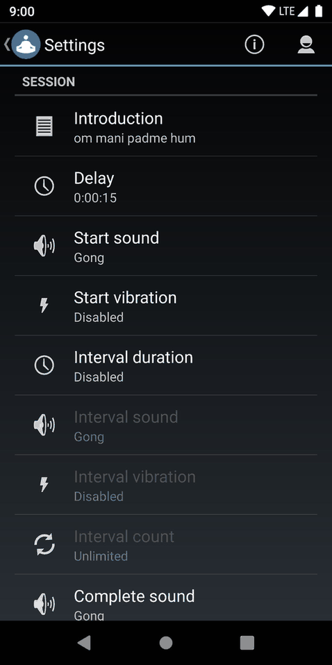 Meditation Assistant screenshot