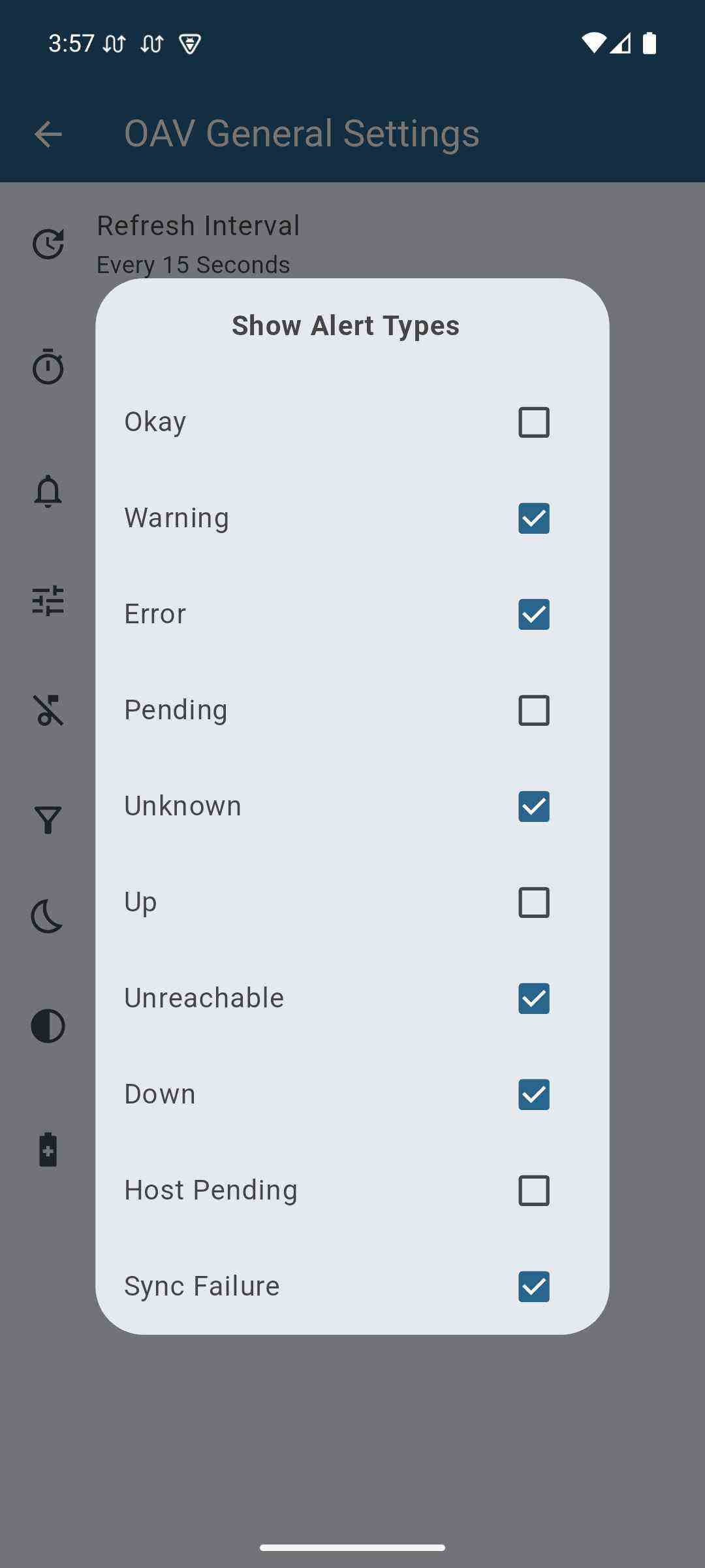 Open Alert Viewer screenshot