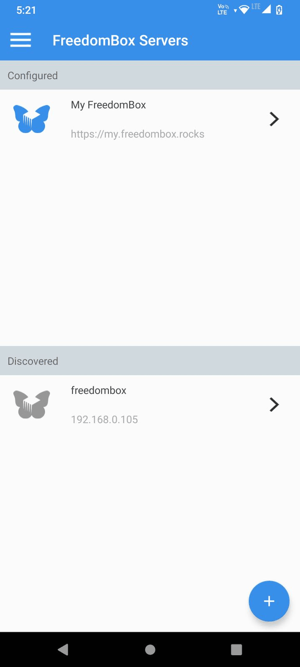 FreedomBox screenshot