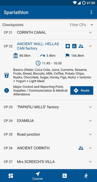 Spartathlon screenshot