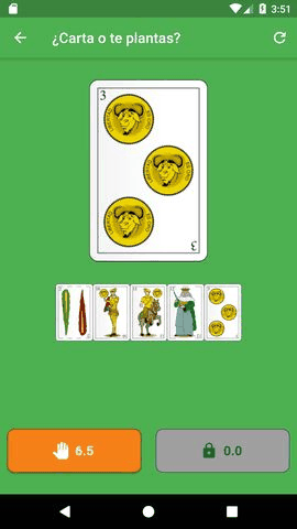 Siete y media screenshot