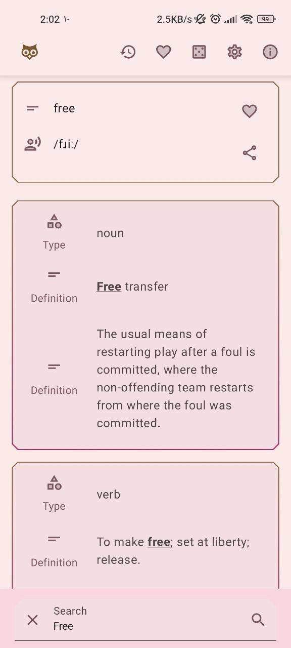 freeDictionaryApp screenshot