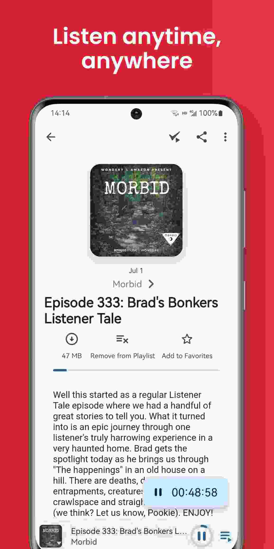 FocusPodcast screenshot