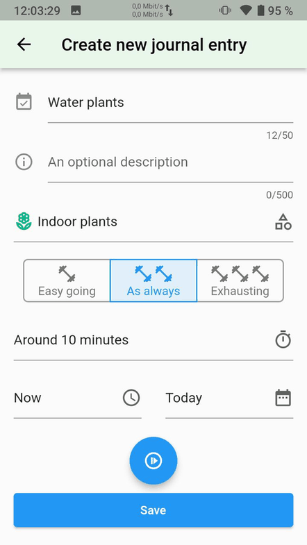 Everyday Tasks screenshot